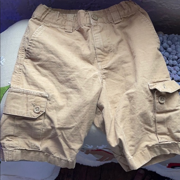 Polo Ralph Lauren khaki cargo shorts boys size 7 - Picture 1 of 5